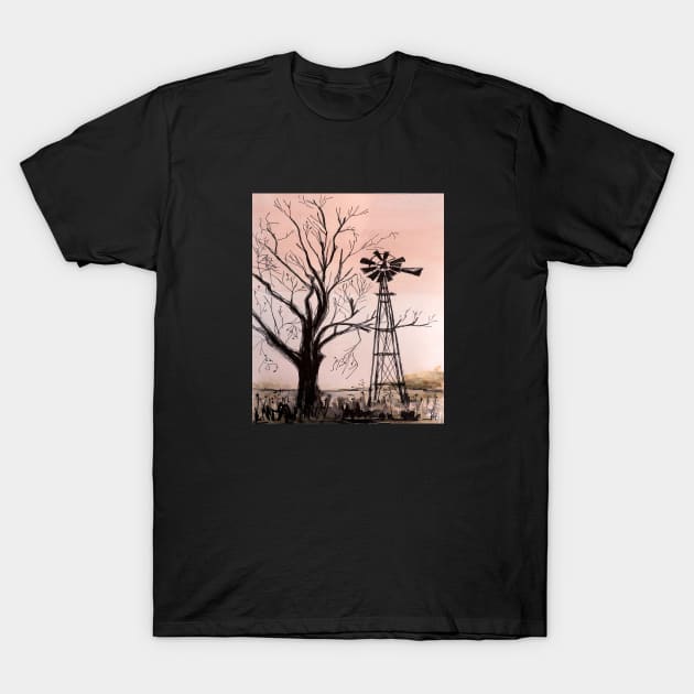 Big Bend National Park Art T-Shirt by serjbondjazz